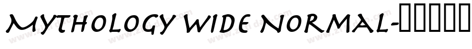 Mythology Wide Normal字体转换